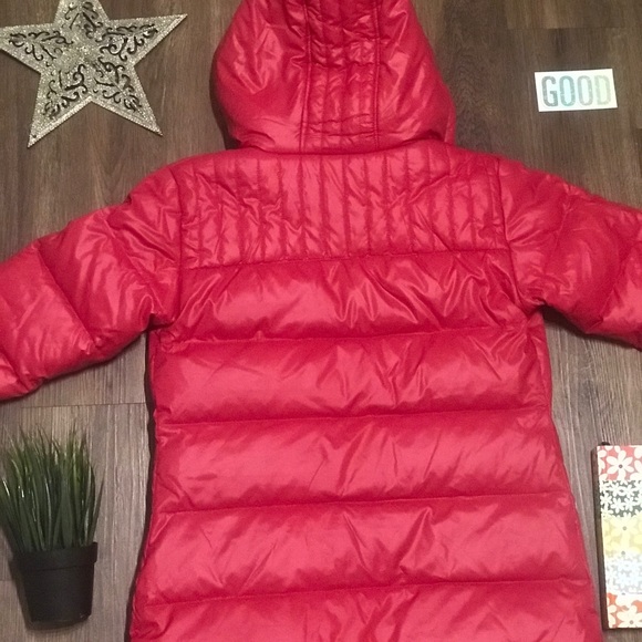 Appaman Featherweight Down Hot Pink Hooded Puffer - Picture 8 of 12